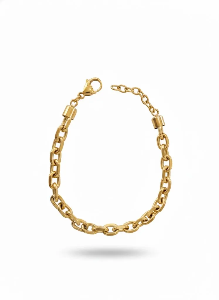 [C00103/347] Pulsera Eslabones Dorada