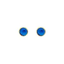 Pendientes Basic 7mm Sapphire