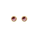 Pendientes Basic 7mm Light Amethyst