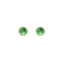 Pendientes Basic 7mm Peridot