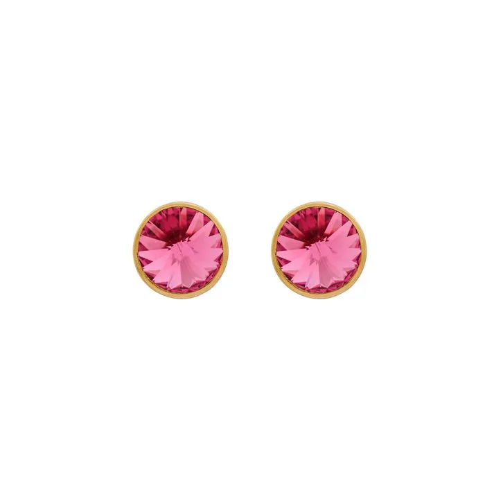 Pendientes Basic 9mm Rose
