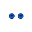 Pendientes Basic 9mm Sapphire