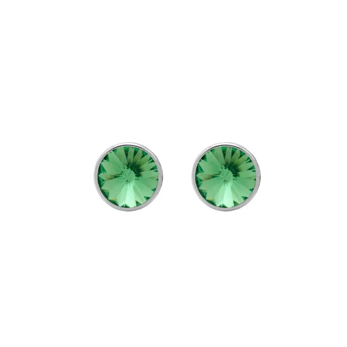 [A2791-14HT] Pendientes Basic 9mm Peridot