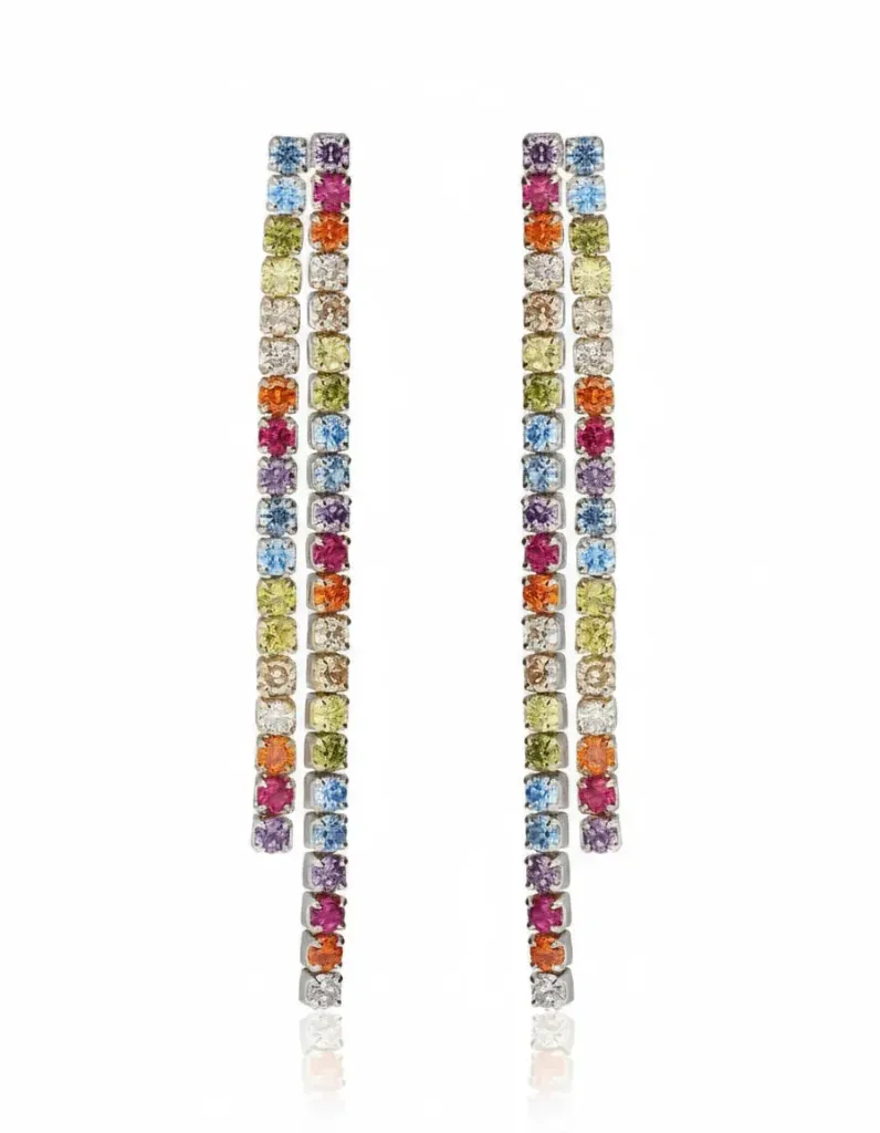 [A5418-DT] Pendientes Riviera Largos