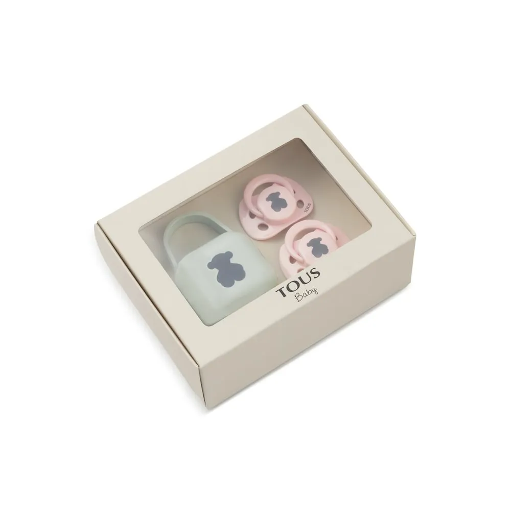 [BEAR-170/47] Set Chupete rosa Tous Baby