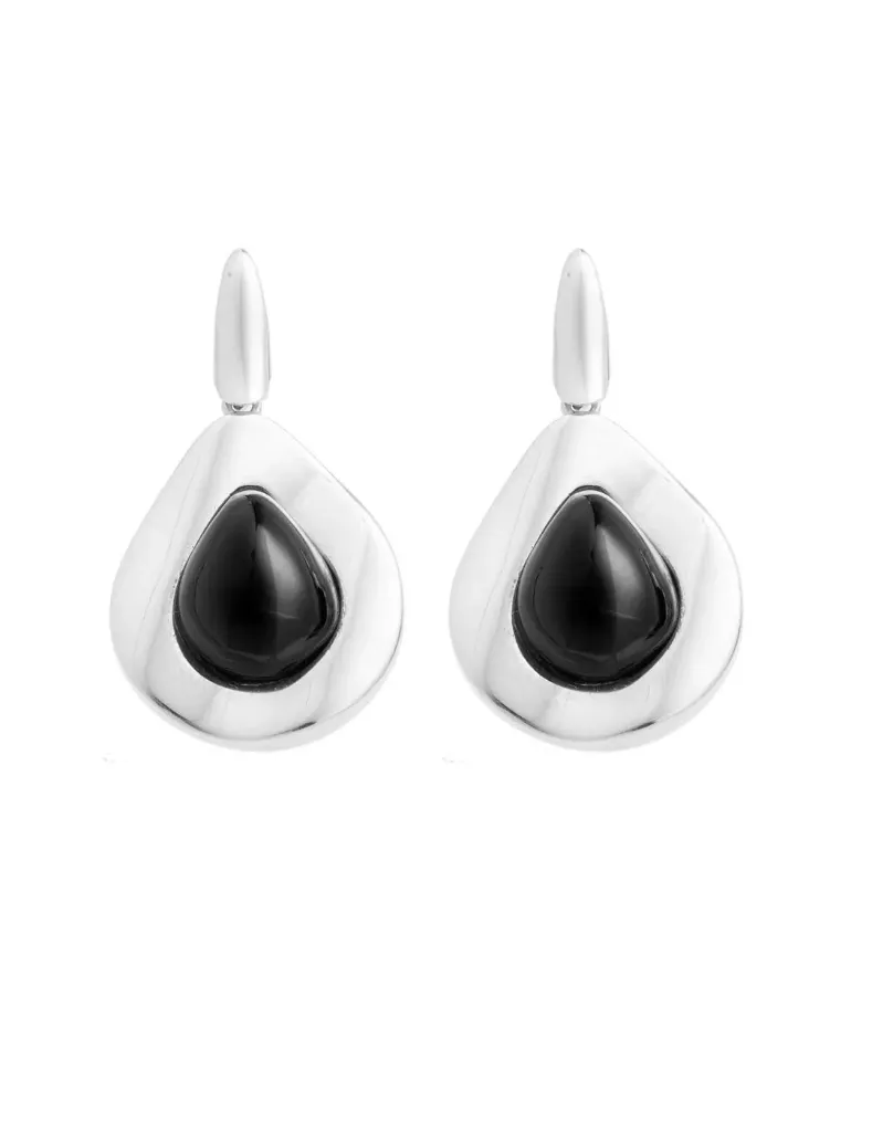 [T199268] Pendientes Azabache gota