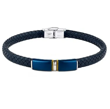 [M2PAZAZ] Pulsera Micro acero azul