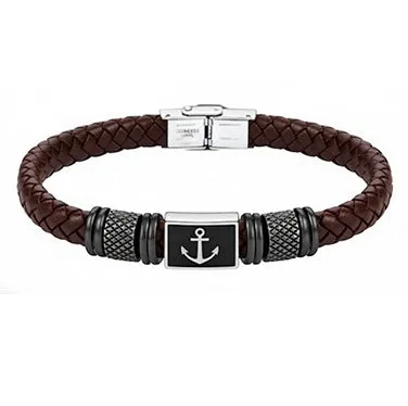 [MA1CMA] Pulsera Micro Ancla marrón