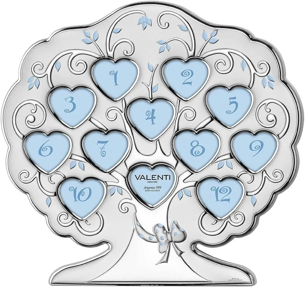 [71521/5LC] Marco Infantil 12 meses Árbol de la Vida azul