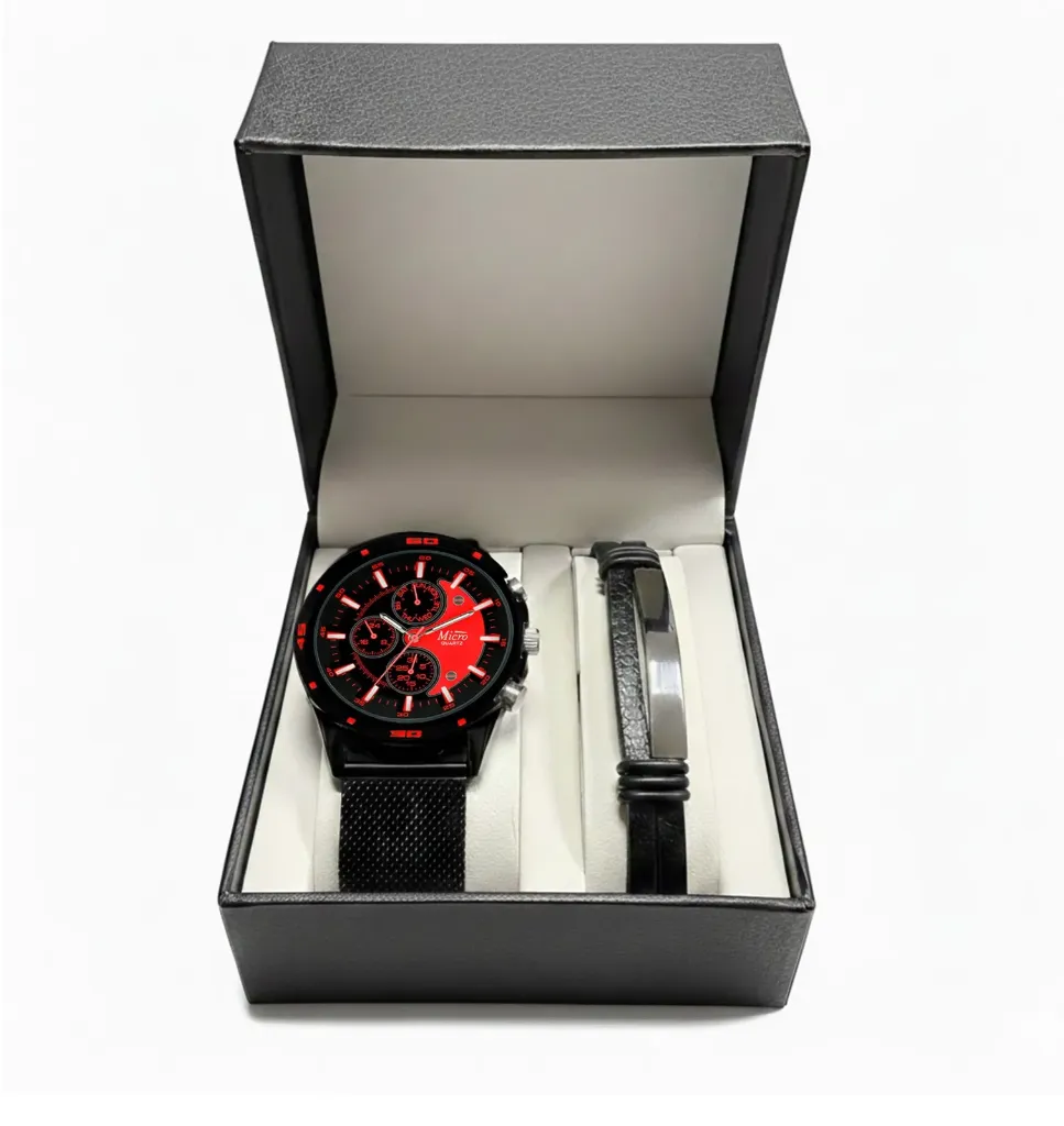 [PKPM213031] Pack Día del Padre Micro Chrono Black Red -Limited Edition