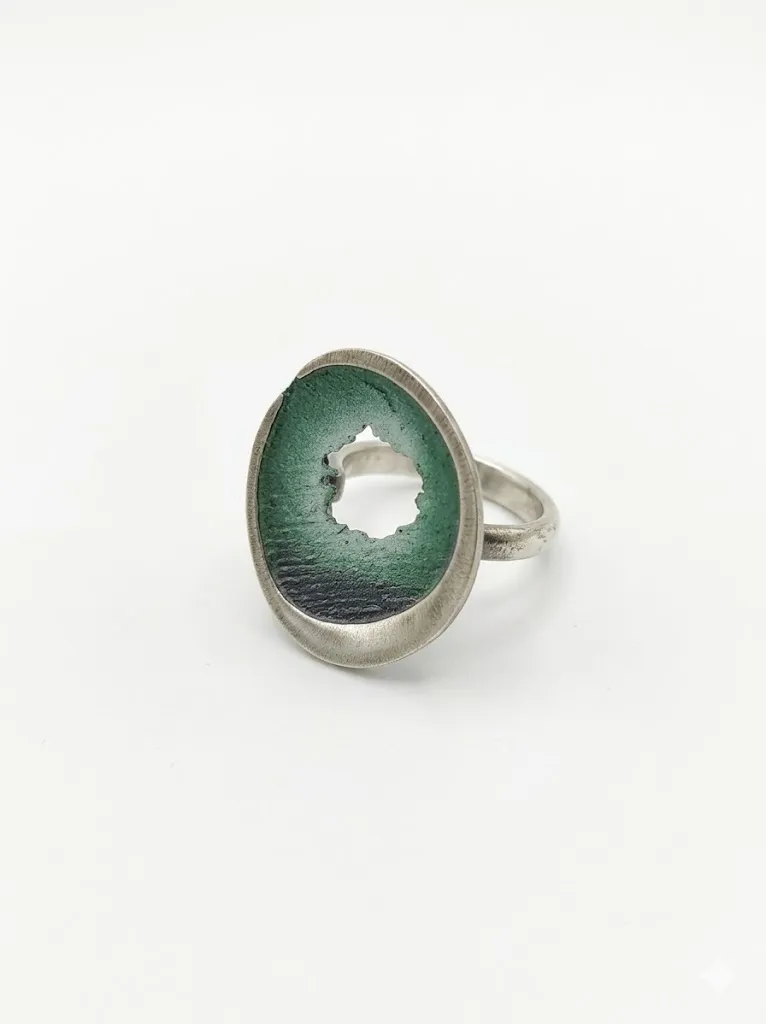 [0113257-3] Anillo Ocaso verde