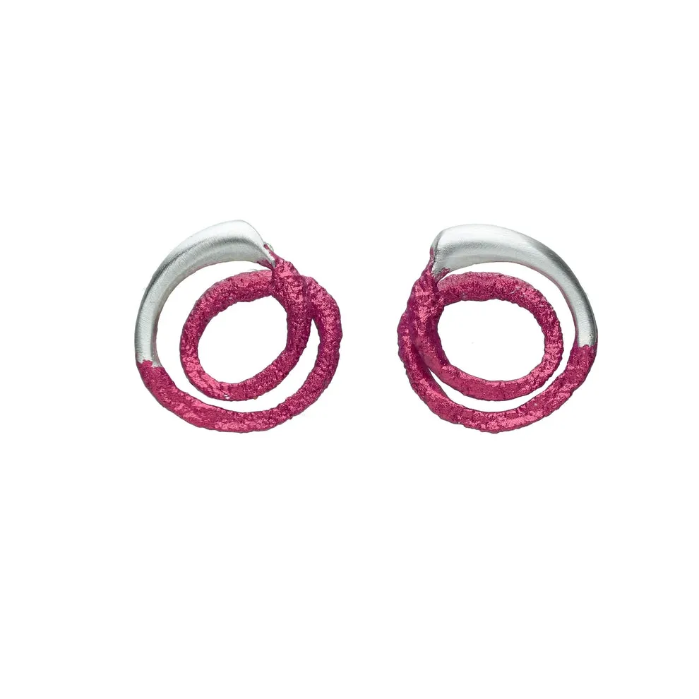 [0112320PP-10] Pendientes Oba burdeos