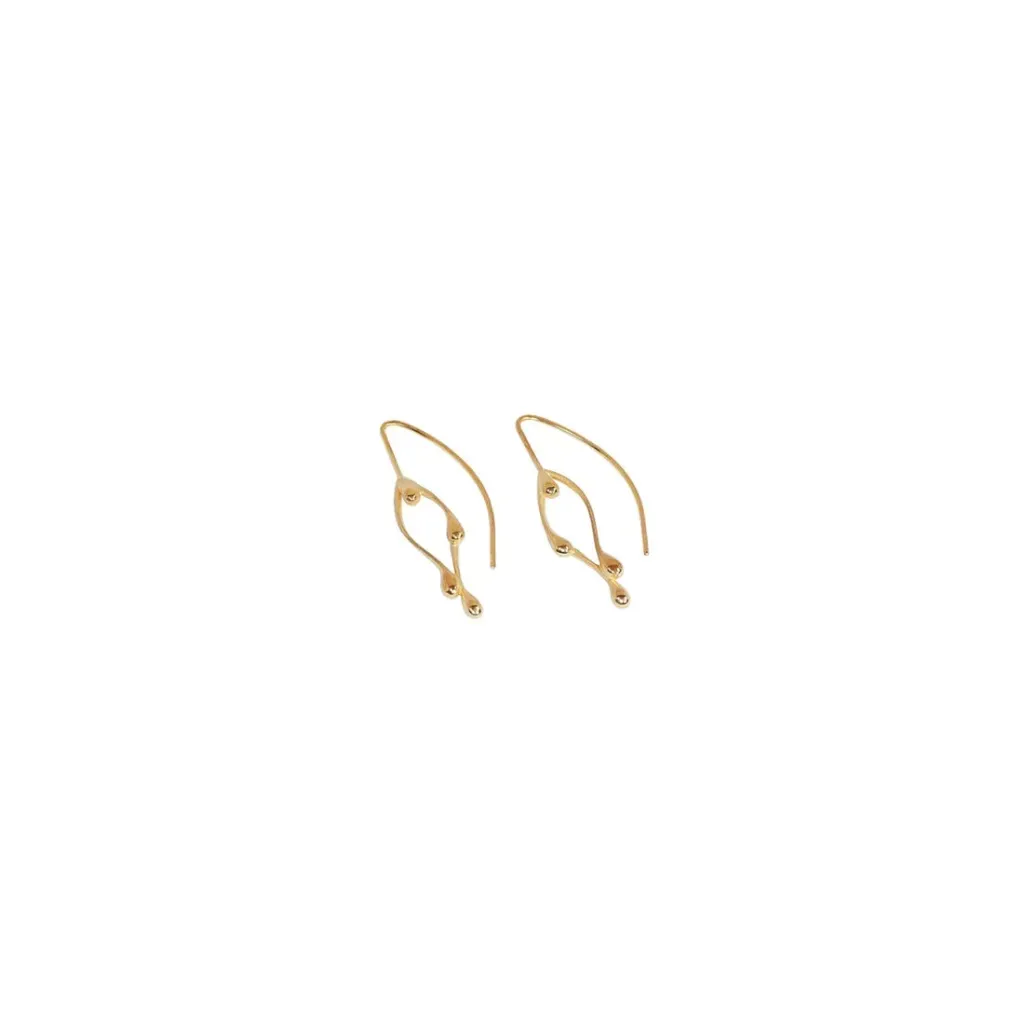 [0112341GPPB] Pendientes Pinus dorado