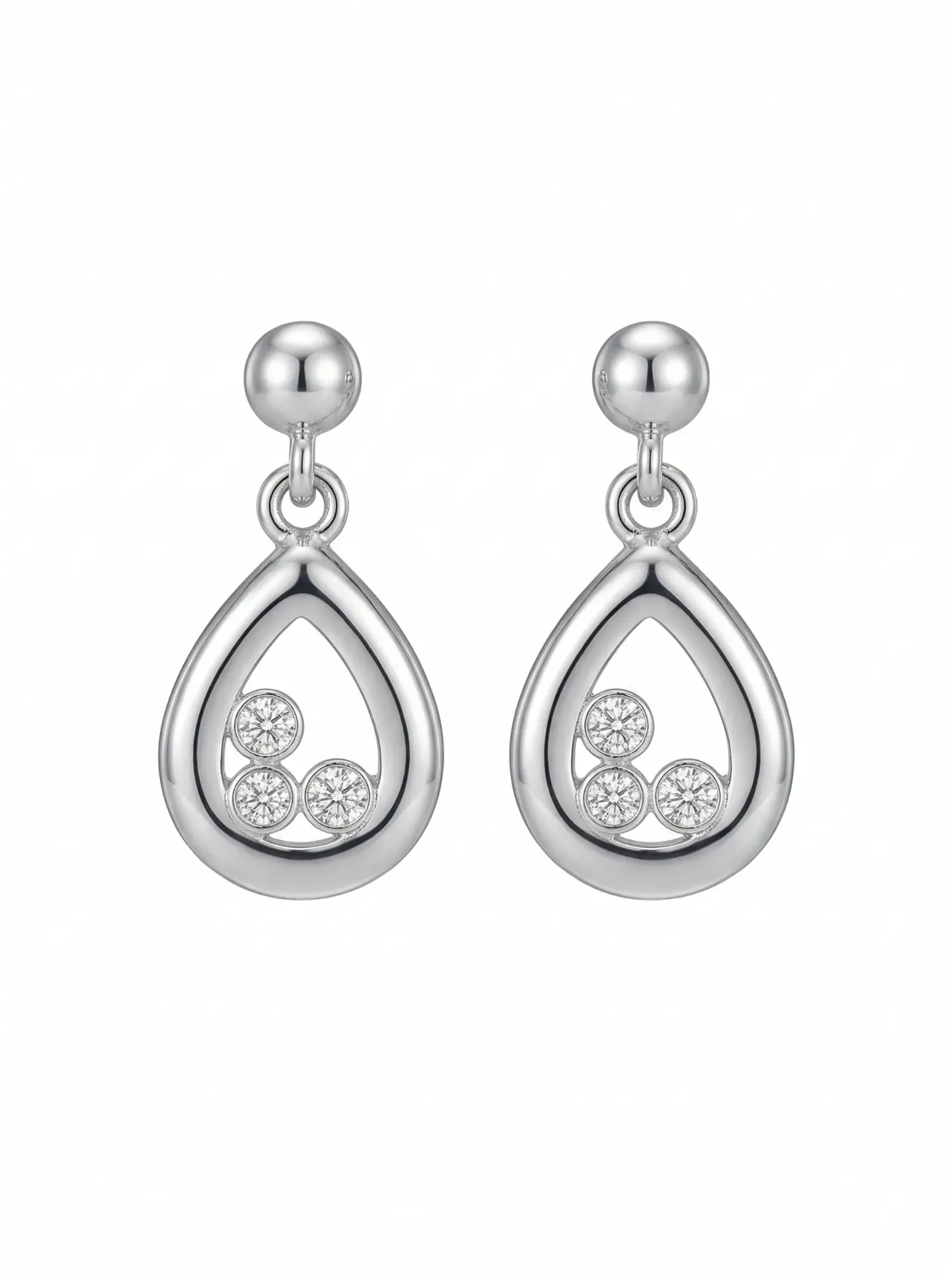 Pendientes Gota circonitas