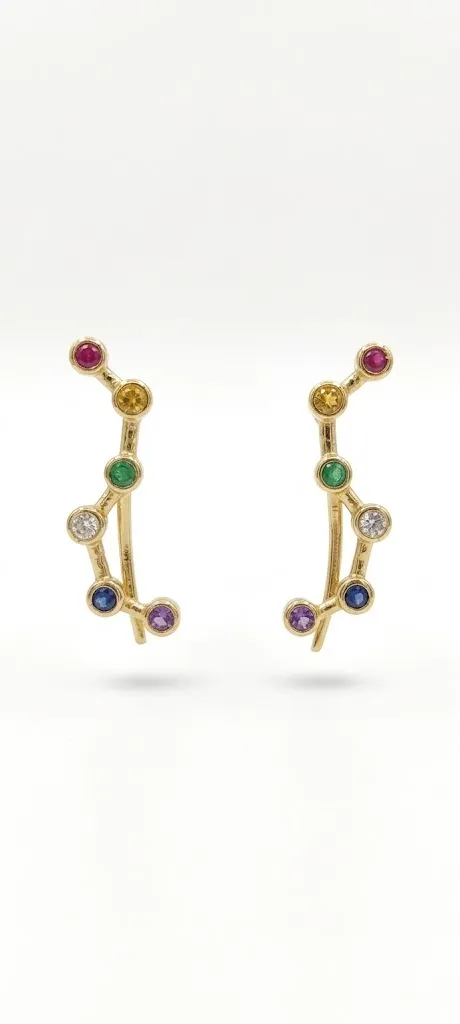 Pendientes Constelacion Multicolor