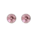 Pendientes Light Amethyst Rodio 11.5mm