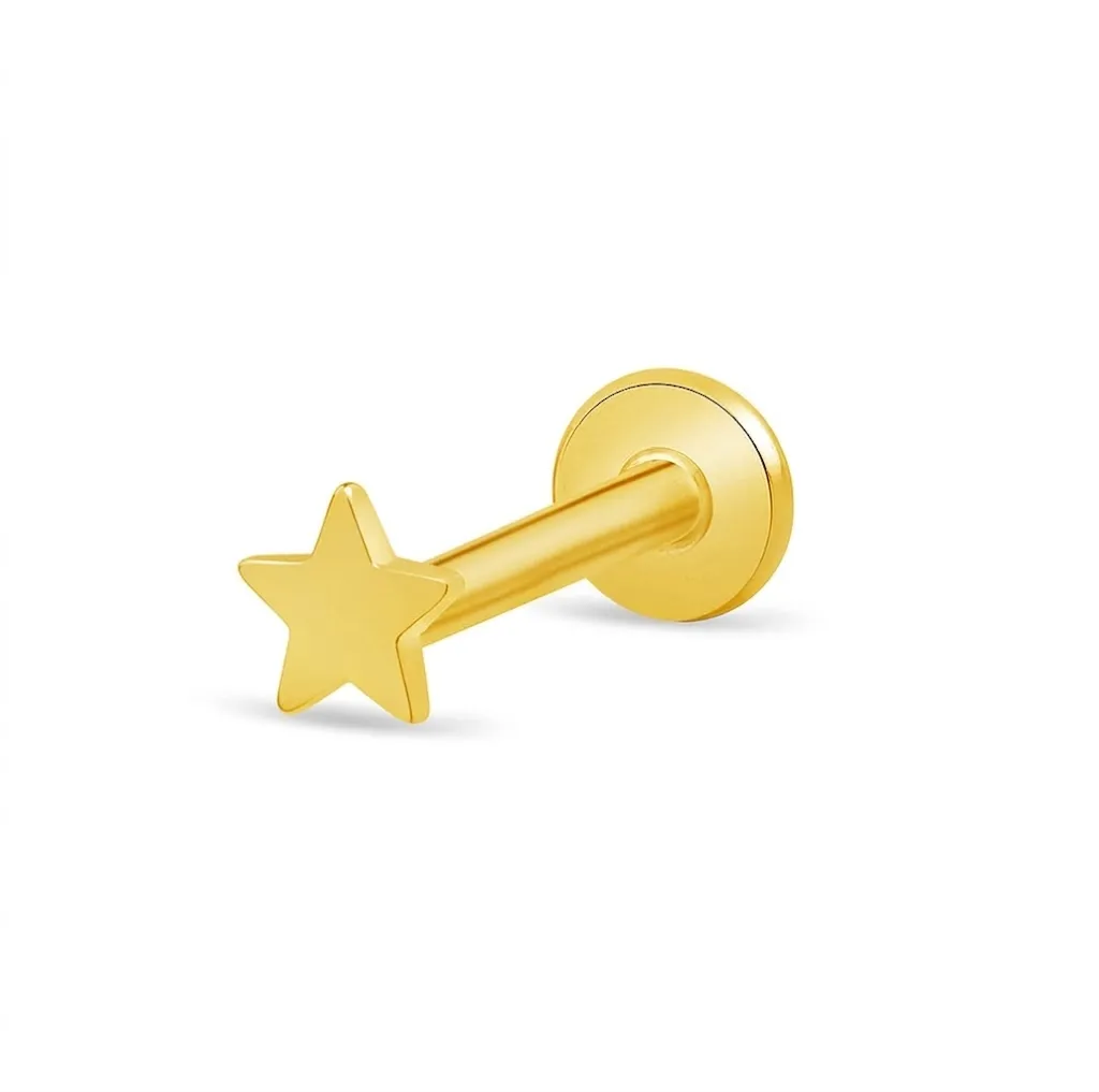 Piercing acero Star