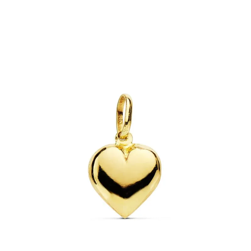 [2225] COLGANTE ORO 18K CORAZON LISO