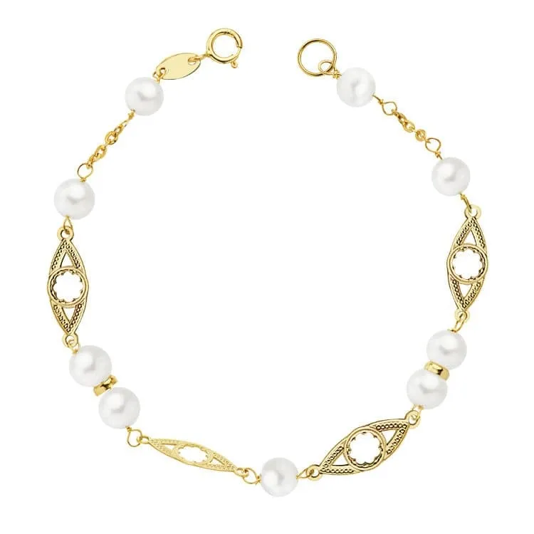 Pulsera Comunión Oro 9K