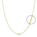 Cadena Barbada Oro 18K 45cm