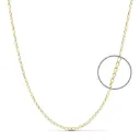 Cadena Bilbao Oro 18K 45cm