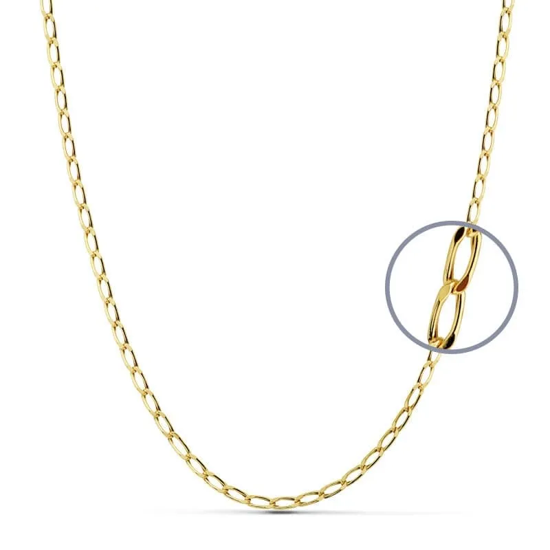 [26005250] Cadena Bilbao Oro18K 50cm