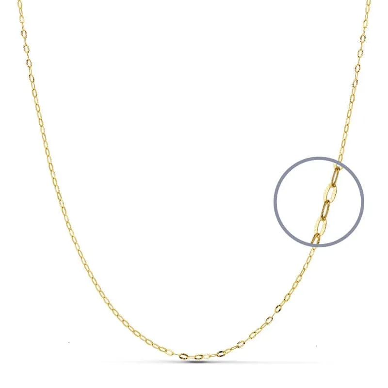[08000540] Cadena Forzada Oro 18K 40cm
