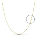 Cadena Forzada Oro 18K 40cm