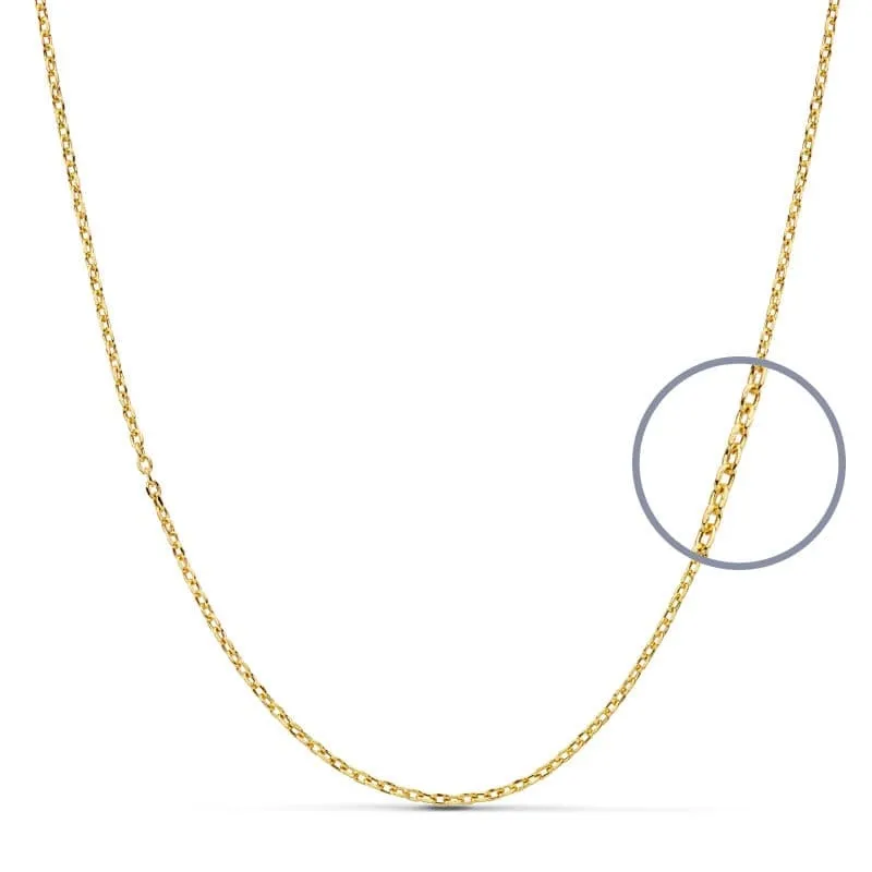 [26004845] Cadena Forzada Oro 18K 45cm