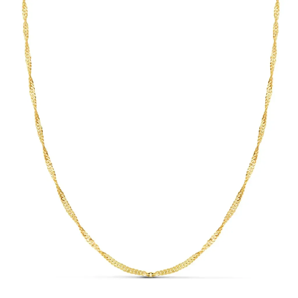 Cadena Singapur Oro 18K 50cm