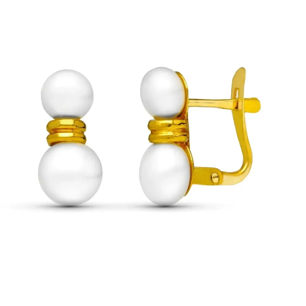 Pendientes Oro 18K Tu y Yo