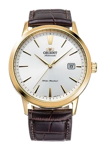 [RA-AC0F04S] Reloj Orient Blanco, Dorado y Marron Automatico