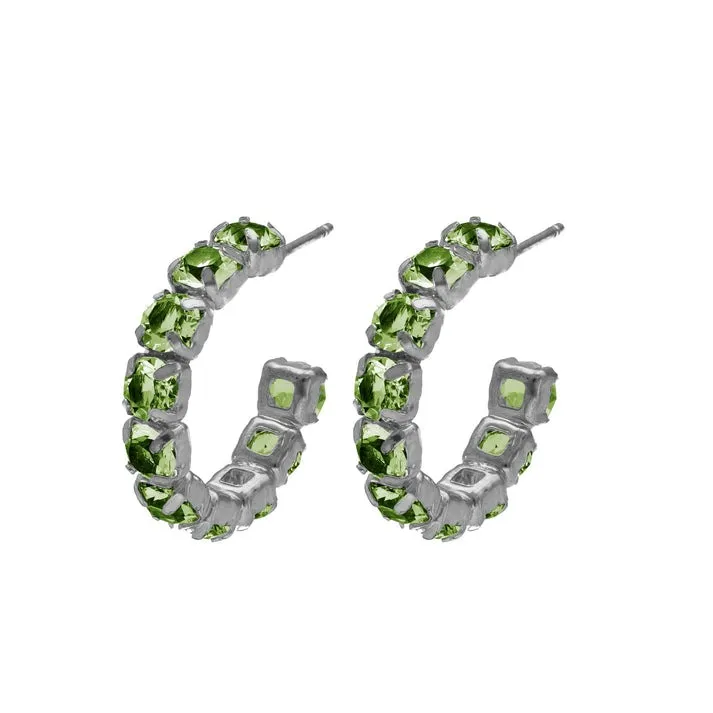 [A4256-14HT] Pendientes aro Jade 