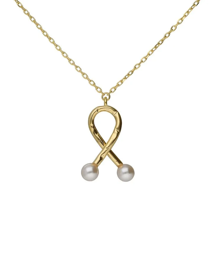 [A5548-00DG] Collar Sera con perla