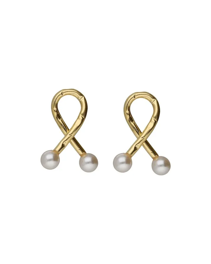 [A5546-00DT] Pendientes Sera con perla