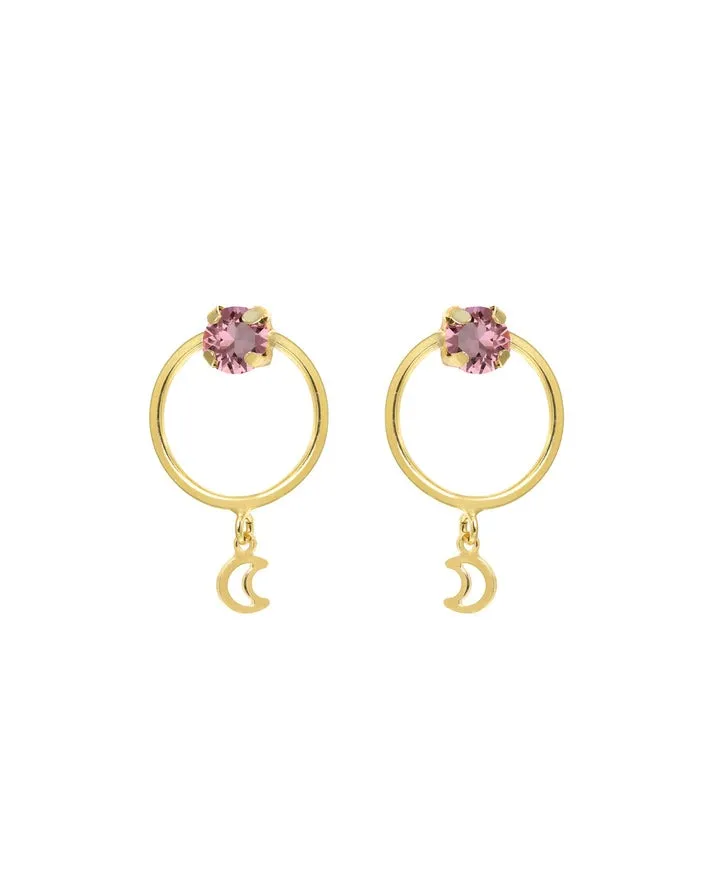 [A3497-26DT] Pendientes Alpina Luna 