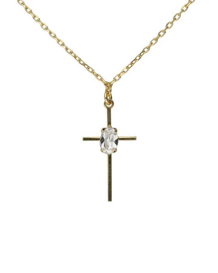 [A5532-07DG] Collar Lieve Cruz