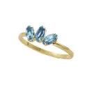 Anillo Estaciones Aquamarine